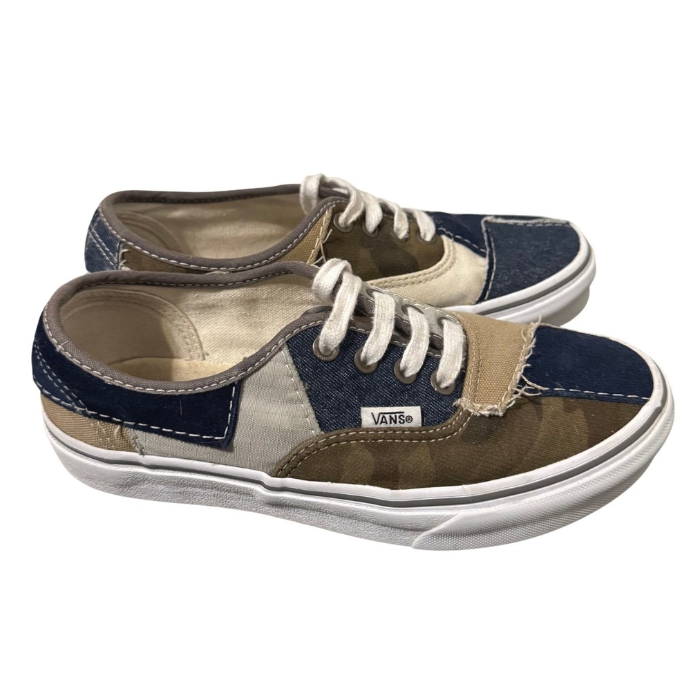 Vans Authentic Patchwork Low Top Sneakers Womens … - image 1